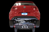 AWE Touring Edition Exhaust for VW MK7 Golf 1.8T - Chrome Silver Tips (90mm) - Mounted